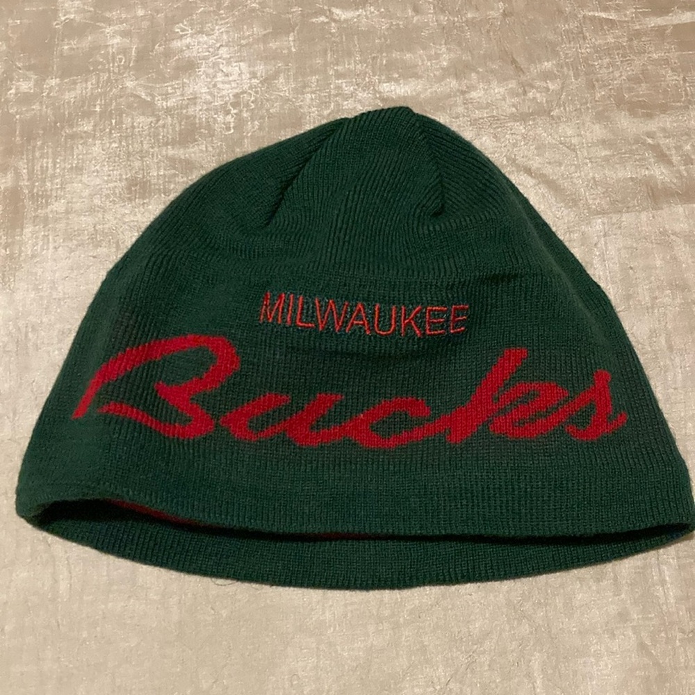 Adidas Milwaukee Bucks Knit Beanie Hat